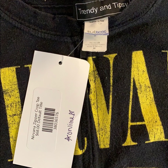 Zip down nirvana shirt - Picture 2 of 3